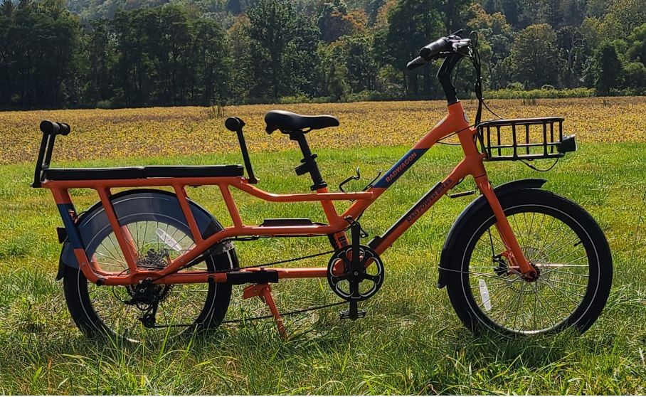 RadWagon e-bike with Full Deckhand passenger package installed